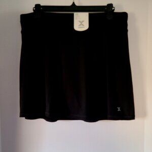 XERSION WOMENS 2XL (20.5P) BLACK QUICK DRY SKORT JOGGING RUNNING ACTIVE WEAR